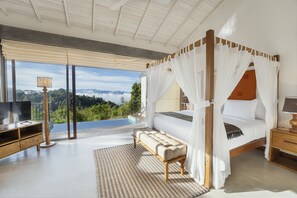 Villa Luxury | Biancheria da letto di alta qualità, materassi in memory foam, minibar