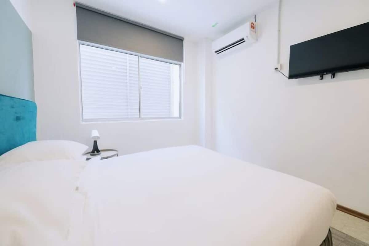 In-room safe, desk, laptop workspace, blackout curtains