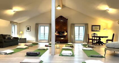 Fantastic four-sided farm near the Baltic Sea for workshops, seminars and retreats