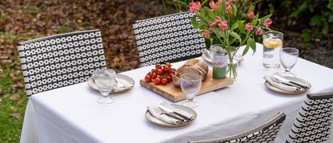 Opções para refeição ao ar livre