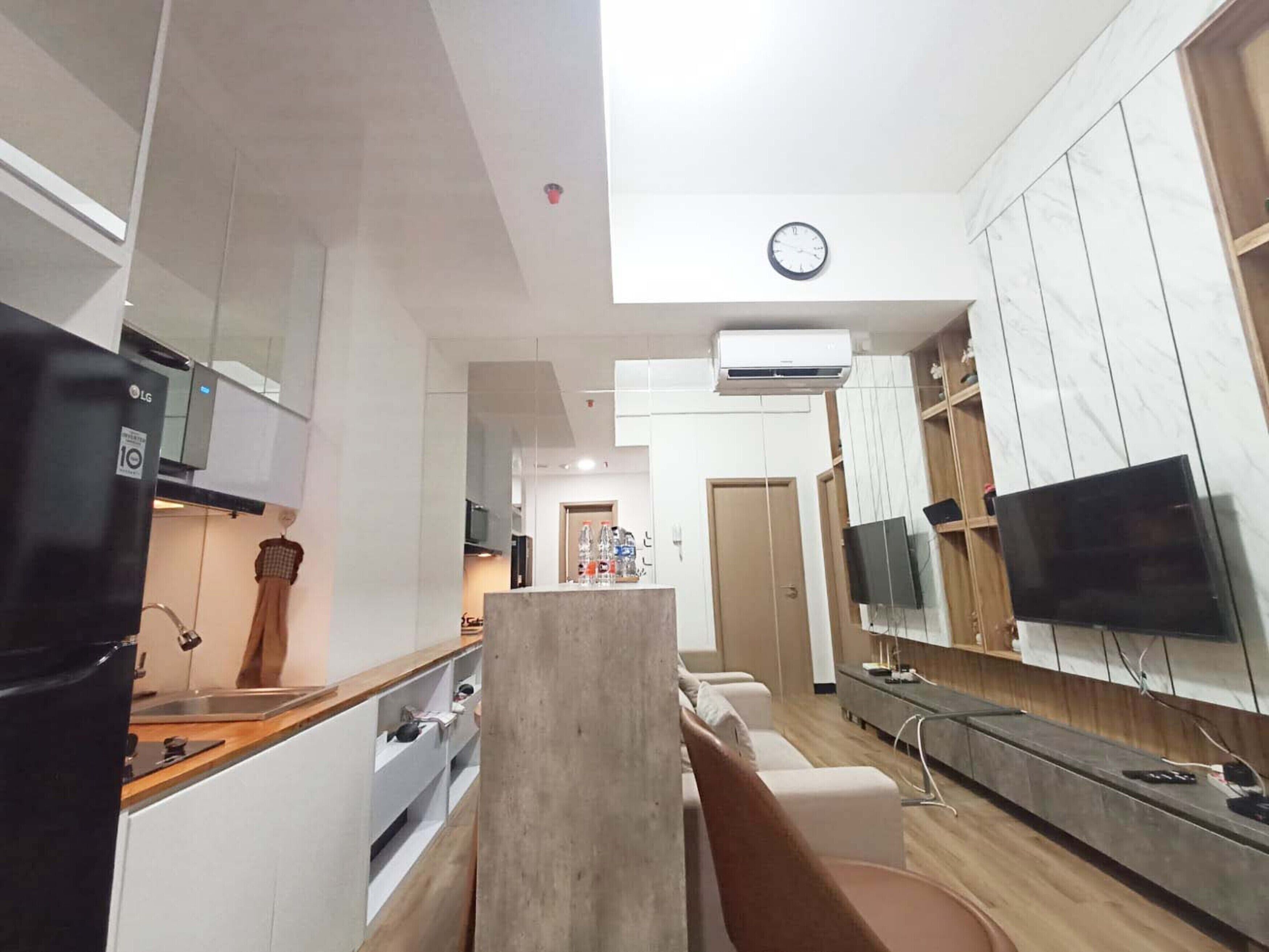 Apartemen | Dapur pribadi | Lemari es besar dan kompor