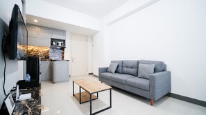 Apartment | Living area - Compact And Homey 2Br At Benson Supermall Mansion Apartment (Surabaya)