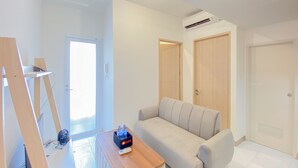 Apartment | Living area - Serene And Nice 2Br At Tokyo Riverside Pik 2 Apartment (Teluknaga)