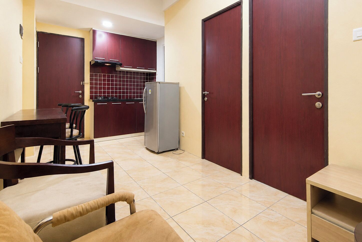 Appartamento | Cucina privata | Frigorifero con congelatore, piano cottura