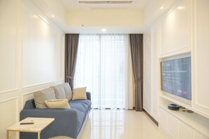 Apartment | Living area - Best Spacious And Nice 3Br At 28Th Floor Casa Grande Apartment (Jakarta)