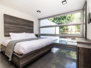 1 bedroom, soundproofing, free WiFi, bed sheets - Edificio Piso 56 (Mexico City)