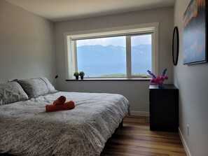 4 bedrooms, iron/ironing board, internet, bed sheets