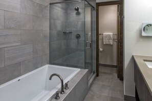 Hair dryer, towels, toilet paper