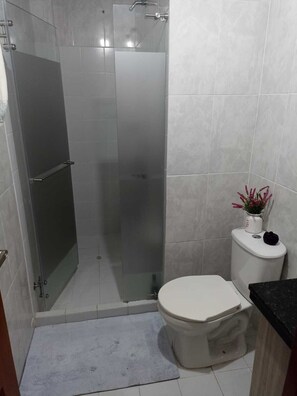 Towels, soap, toilet paper