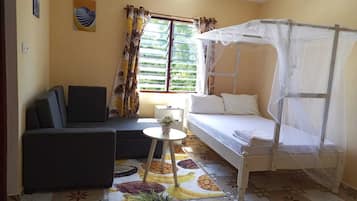 1 habitación, tabla de planchar con plancha, wifi y ropa de cama