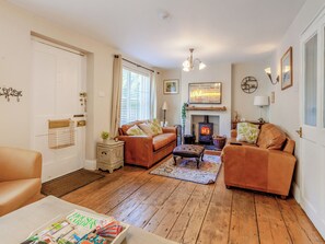 Fireplace - A picture perfect cottage for eight guests. (North Nibley, near Dursley)