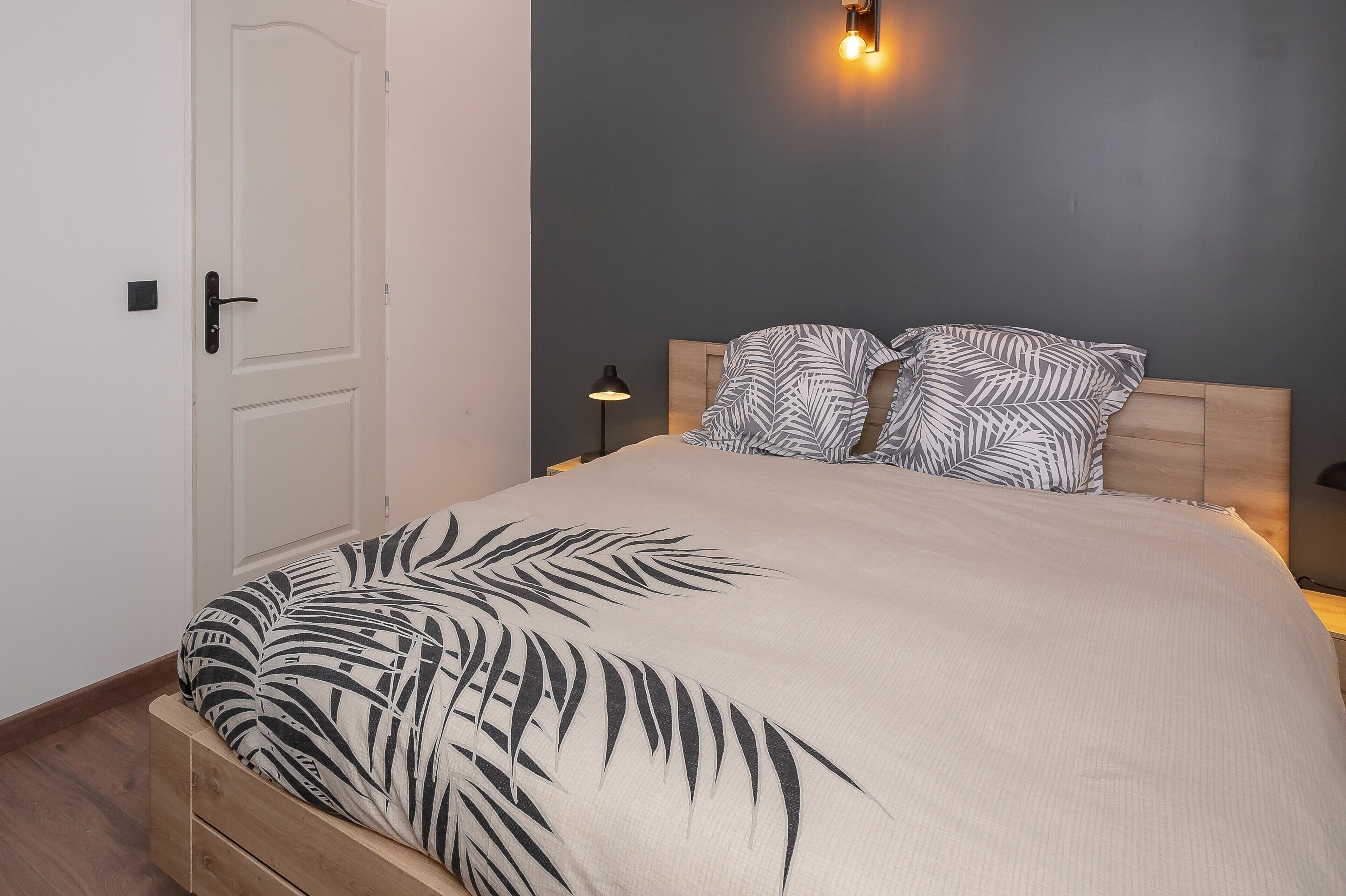 2 chambres, accès au Wi-Fi (inclus), literie fournie