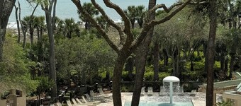 Palmetto Dunes! Direct Ocean & Pool Views, Sofa Bed, Jacuzzi Tub