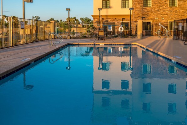 Una piscina riscaldata