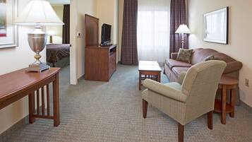 Télévision, lecteur de DVD, espaces bureaux