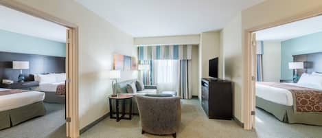 2 bedrooms, in-room safe, iron/ironing board, free WiFi