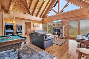 Cabin, Multiple Beds, Hot Tub, Mountain View (Smoky Mountain Bearadise) | Games room - Cabin w/ Theater, Games & Hot Tub! Sleeps 30! (Sevierville)