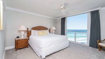 Condo, Multiple Beds, Balcony, Ocean View (Beachfront Bliss at Shoreline Towers ) | 2 bedrooms, individually decorated, individually furnished, free WiFi