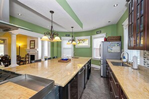 House, Multiple Beds, Hot Tub | Private kitchen | Fridge, microwave, oven, stovetop - Westside Wanderlust (Cincinnati)
