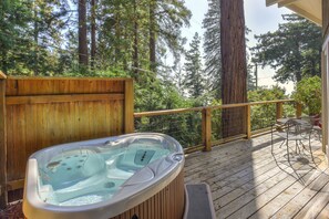 House, Multiple Beds, Hot Tub | Property grounds - Marys Beach Bungalow (Gualala)