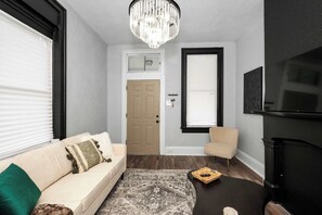Condo, 2 Queen Beds, Kitchen | Living area | TV