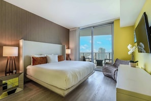 Appart'hÎtel, plusieurs lits, balcon, vue océan (Oceanview Luxury Kaleidoscope) | 2 chambres, décoration personnalisée, ameublement personnalisé