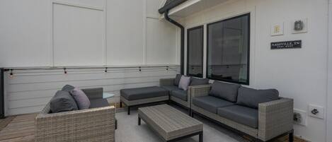 Casa, varias camas, balcón, vista a la ciudad | Terraza o patio