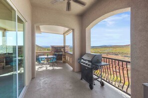 Condo, Multiple Beds, Balcony, Mountain View (Desert Ocean Vibes) | Terrace/patio - Desert Ocean Vibes- Full Amenities (Hurricane)
