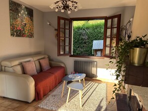 TV connectée, cheminée