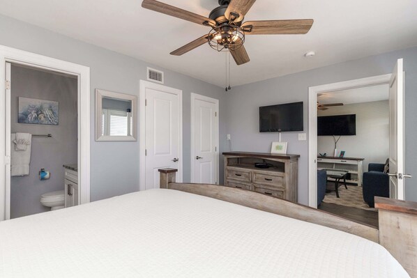 Condo, Multiple Beds, Balcony, Partial Ocean View (Beachin Rides) | 2 bedrooms, individually decorated, individually furnished, free WiFi - Ocean View Optional Golf Cart Sleeps 6 (Port Aransas)