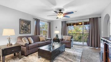 Condo, Multiple Beds, Balcony, Garden View (Dora) | Living area | 42-inch flat-screen TV with digital channels