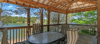 Rustic Lakefront Home w/ Beach!