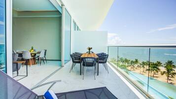 Appartement Supérieur, balcon, vue mer | Balcon