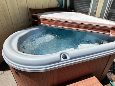 Condo with a hot tub!