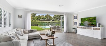 Gorgeous two story Bungalow with pool , styled for a relaxed beachside holiday.