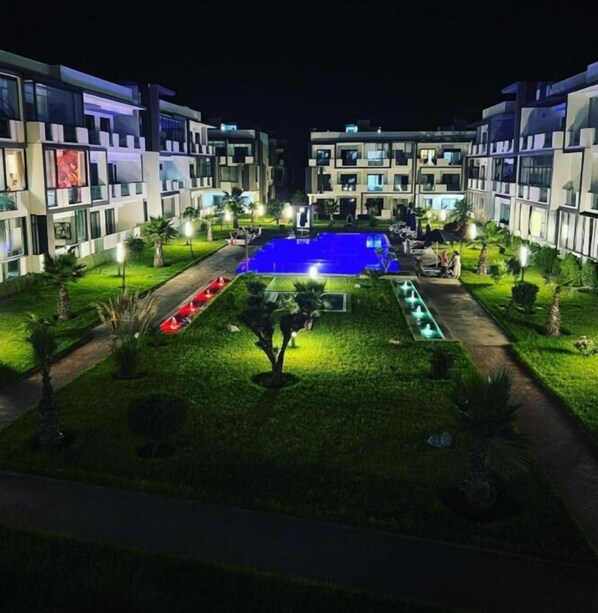 Exterior - Magnifique Appartement vue Piscines, Fontaines et Espaces Verts Ensoleillé (Tamaris)