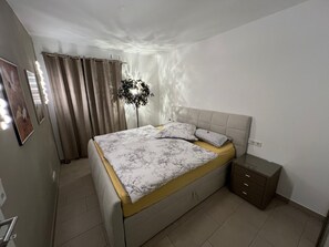 1 soverom og sengetøy