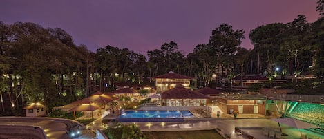 Front of property – evening/night