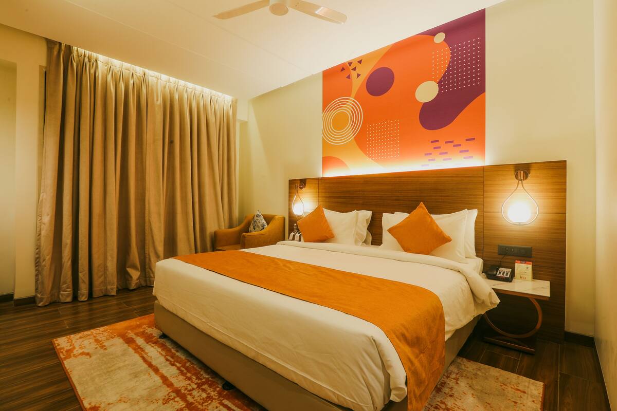In-room safe, desk, blackout curtains, soundproofing
