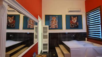 Apartemen Deluks | 1 kamar tidur, Wi-Fi gratis, dan seprai linen