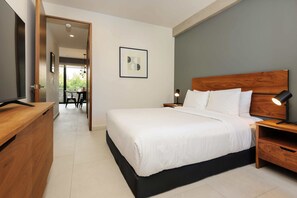 1 soverom, strykejern/-brett, reiseseng for barn og wi-fi