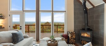 Modern Cabin with Sweeping Valley Views!