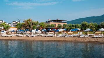 Private beach