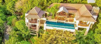 Private sea-view pool villa, 4 bedroom, 2 - 8 people, 5 min from the beach