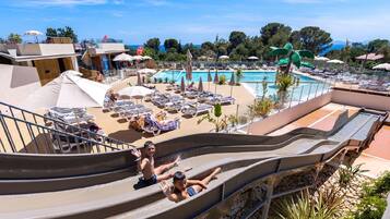 Piscine extérieure, piscine chauffée