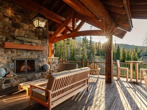 House, 6 Bedrooms | Terrace/patio - 30 Spur Road 6 Bedroom Home by Moonlight Basin Lodging (Big Sky)