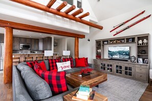 Condo, 3 Bedrooms | Living area - Saddle Ridge D1 3 Bedroom Condo by Moonlight Basin Lodging (Big Sky)