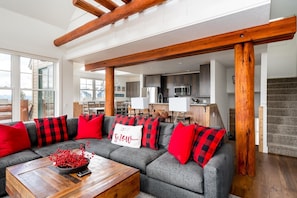 Condo, 3 Bedrooms | Living area - Saddle Ridge D1 3 Bedroom Condo by Moonlight Basin Lodging (Big Sky)