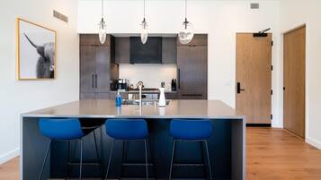 Condo, 2 Bedrooms | Private kitchen | Coffee/tea maker