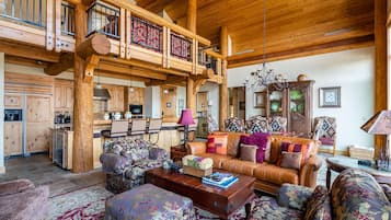 Chaumière, 3 chambres | Aire de séjour